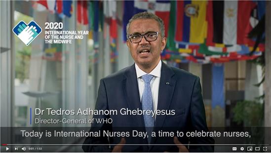 Dr Tedros - International Nurses Day 2020